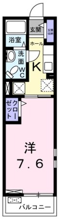 鳳駅 徒歩4分 2階の物件間取画像